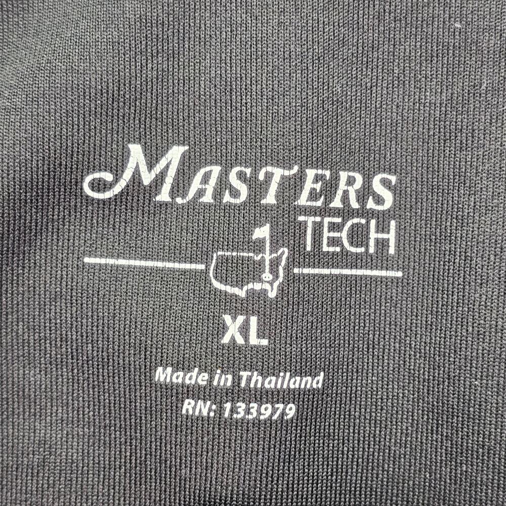 Masters Tech 1/4 Zip Pullover Mens XL Black Augusta Golf Windbreaker Jacket - Picture 5 of 8